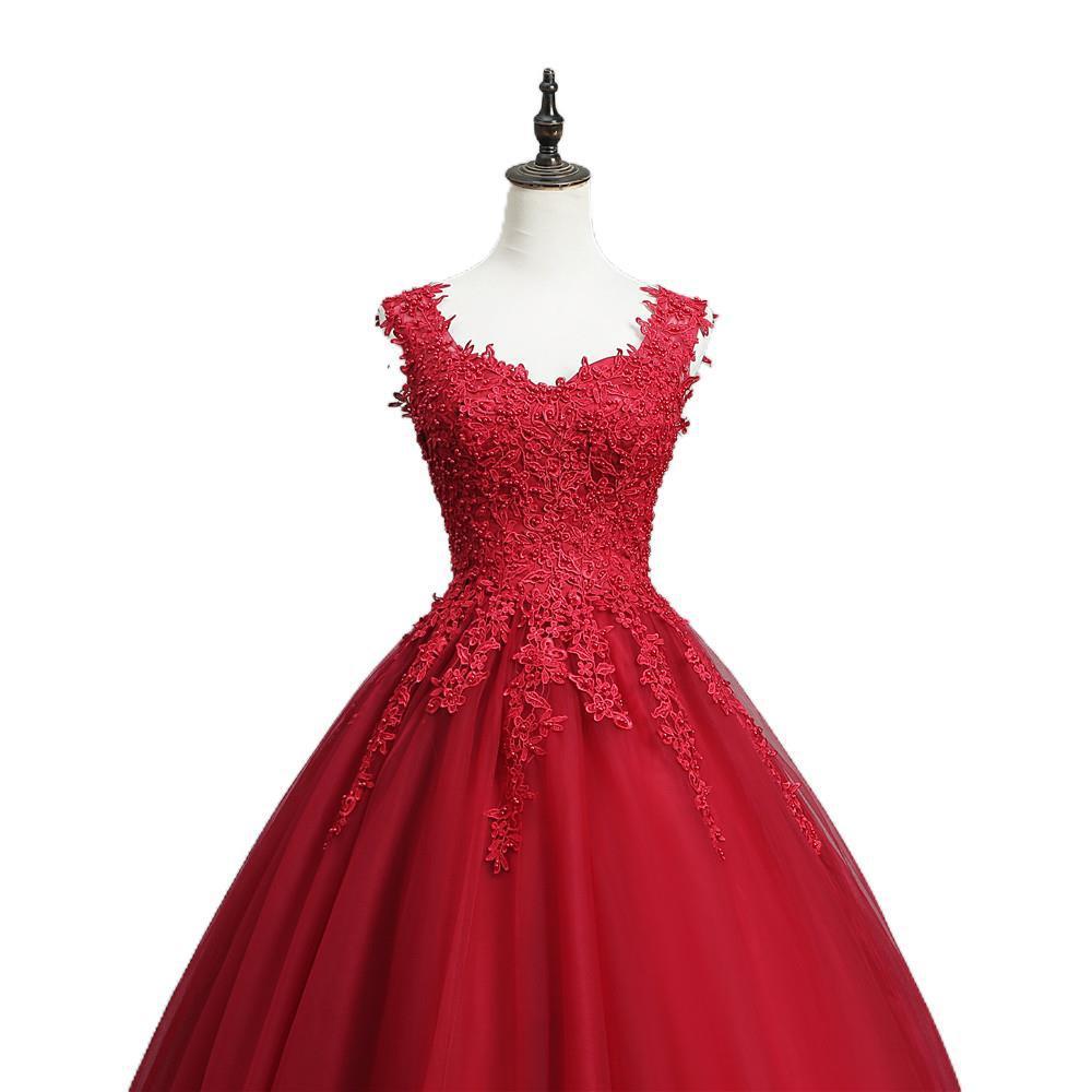Bride Princess Dream Bud V-neck Spring Tutu Tutu Women - Red / S