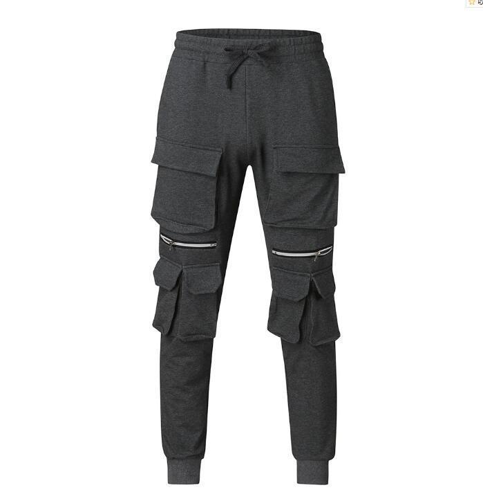 Brother fitness slim fashion casual sports trousers trend - Grey / M