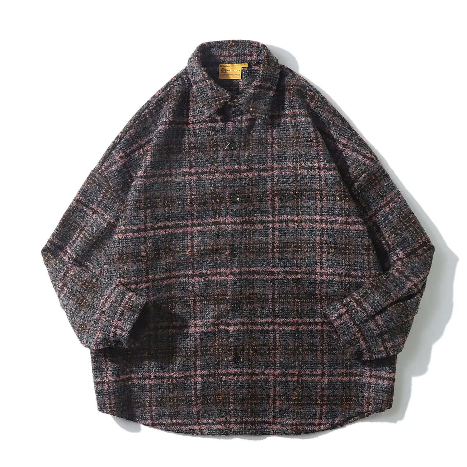Men’s And Women’s Loose Couple Thick Woolen Shirt