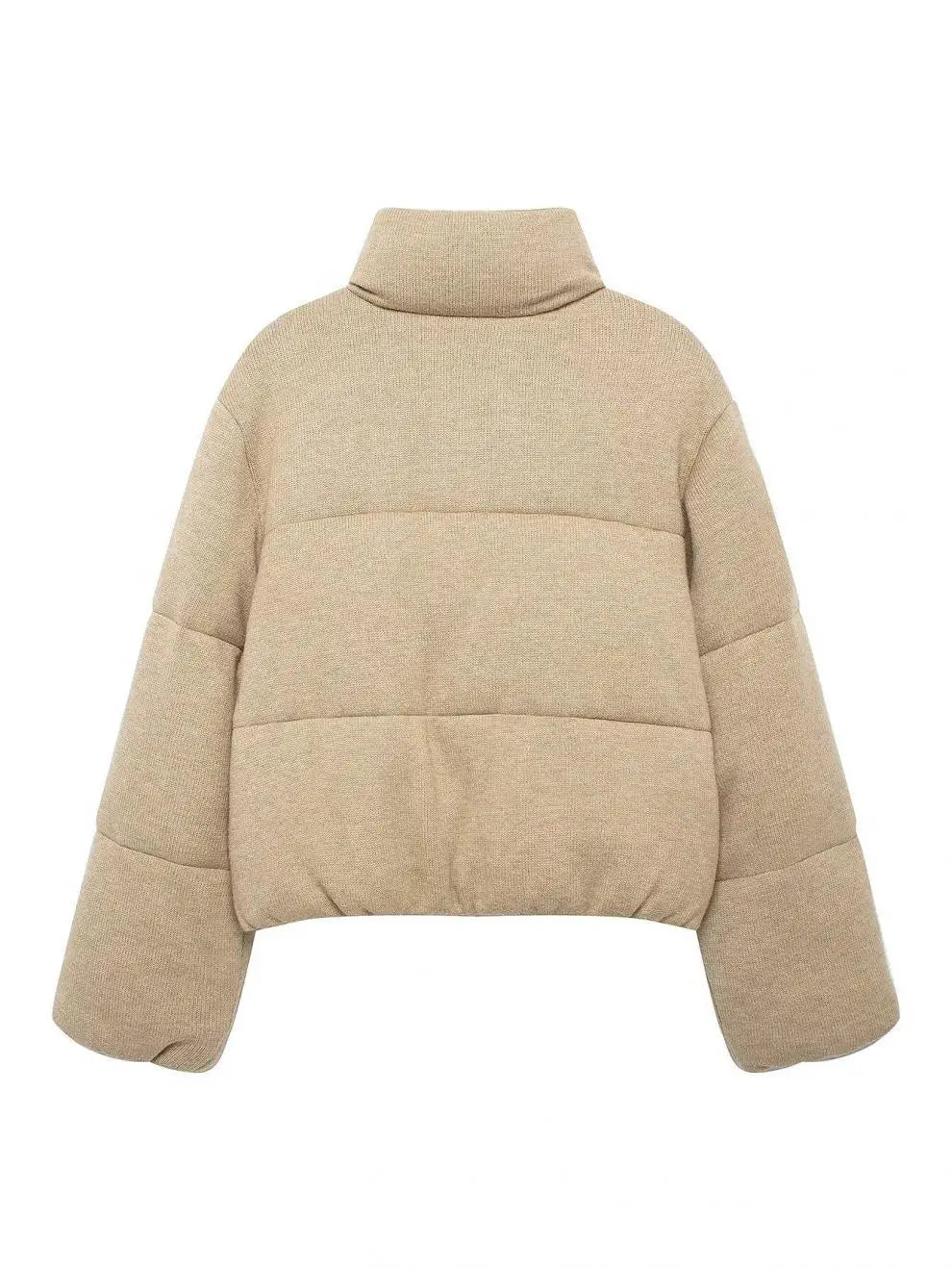 European And American Fashion Stand Collar Long Sleeve Cotton Jacket Coat