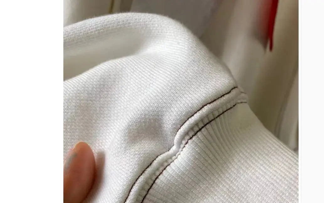 New autumn winter hooded silk wide loose sweater