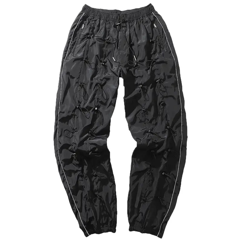 Casual reflective leg pants