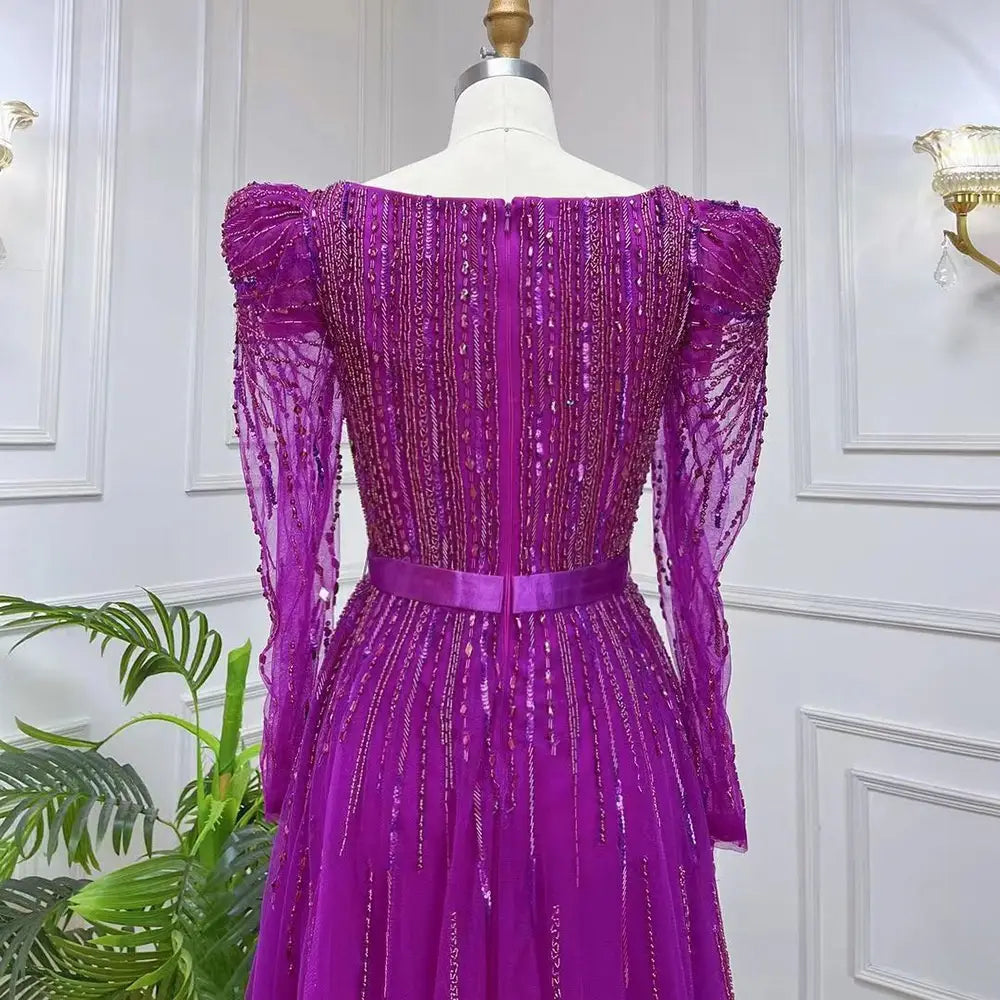 Rose Red Host Performance Evening Dress