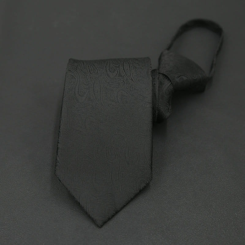 Men’s Formal Wear Business Zipper Tie-free