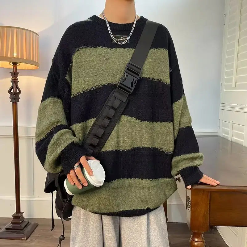 Simple All-match Round Neck Pullover Sweater