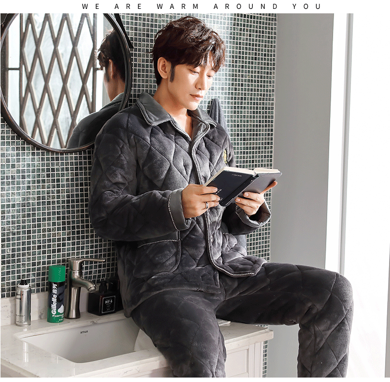 Winter thick men’s pajamas
