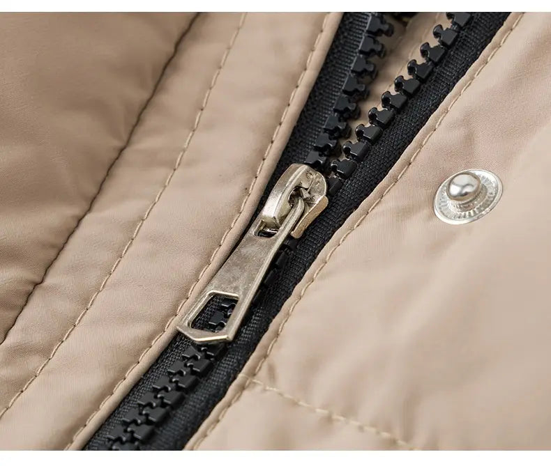 Thickened Long Section Down Cotton Jacket Coat
