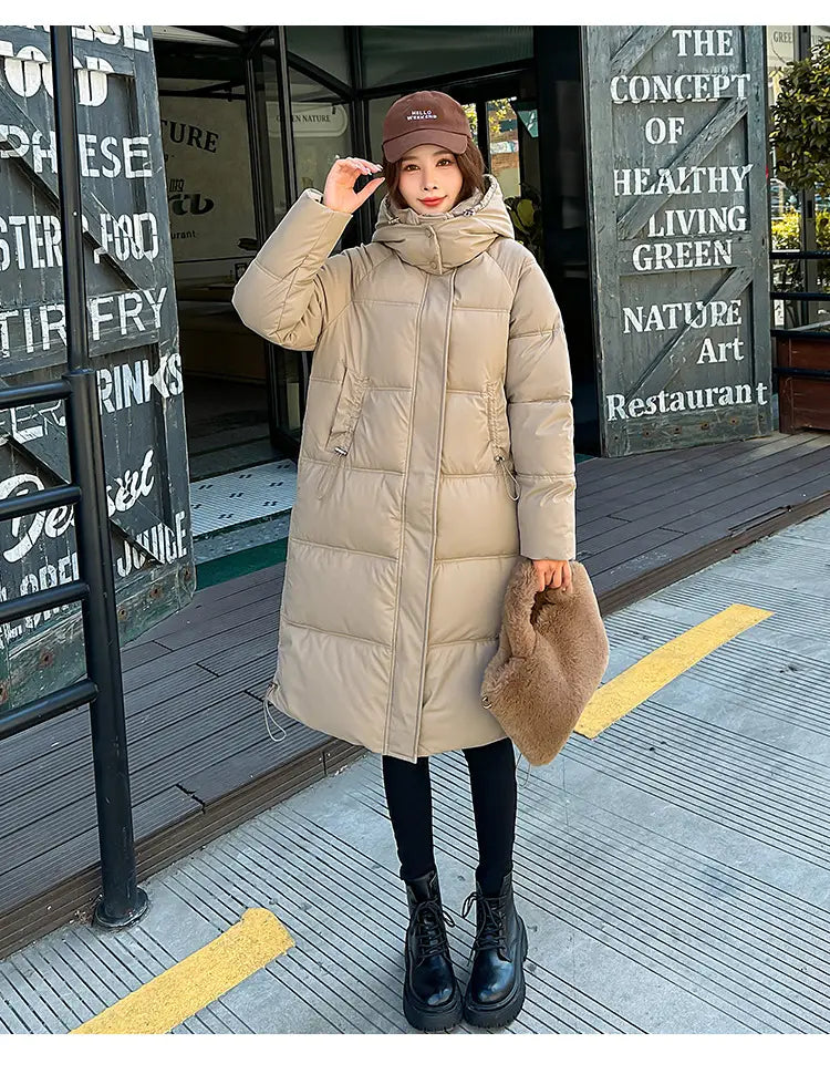 Thickened Down Loose Cotton Jacket Coat