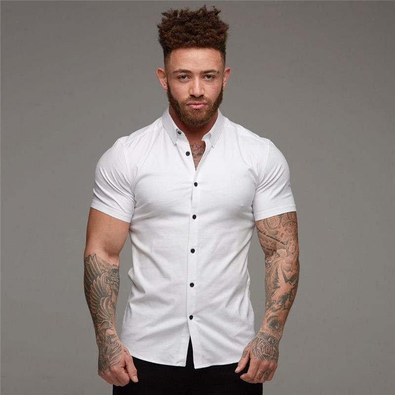 Muscle Men’s Fitness Shirt Short Sleeve