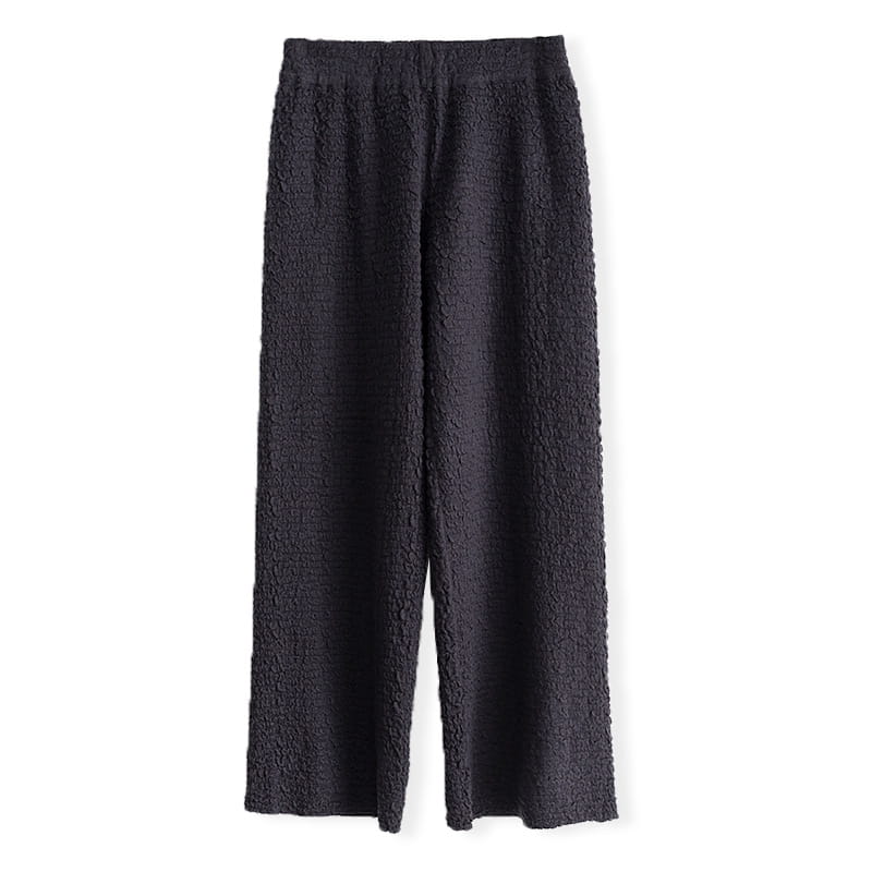 Women’s Knitted Wool Drape Wide Leg Pants
