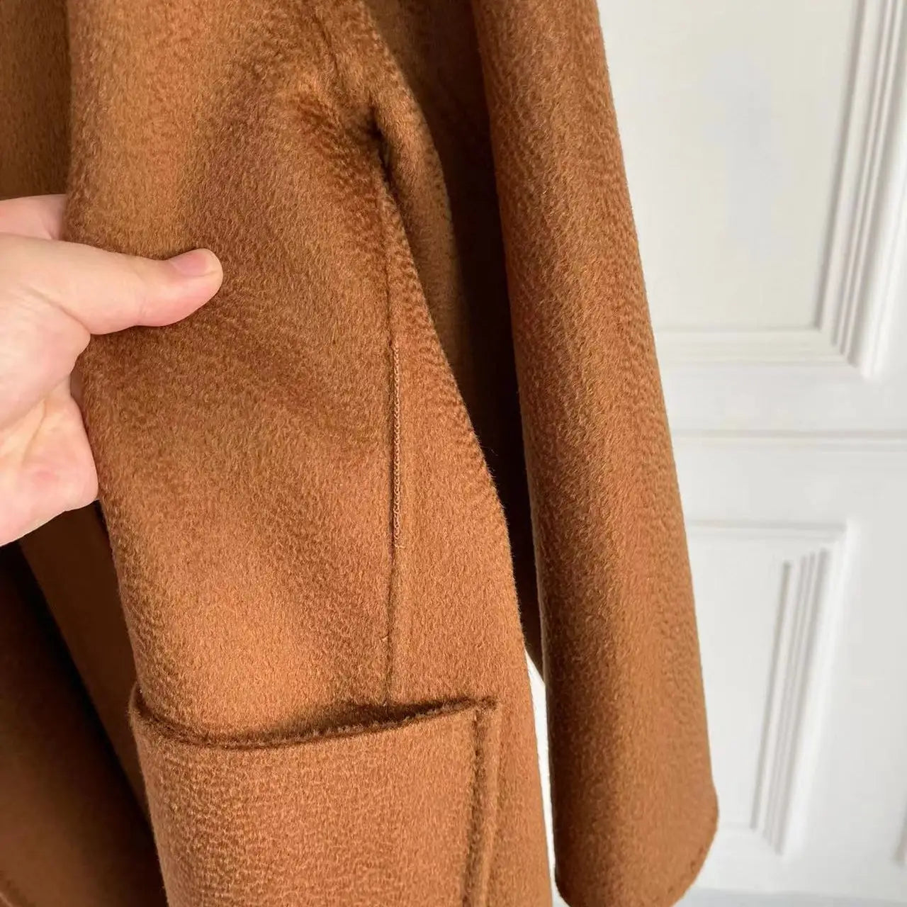 Double-sided Corrugated Cashmere Coat