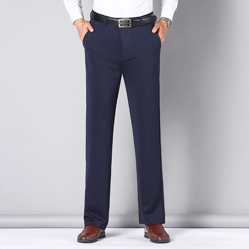 Loose Straight Men’s Business Casual Pants