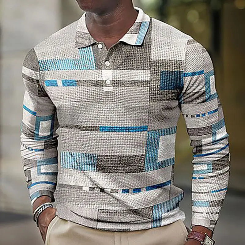 Long Lapel Button Long Sleeve Men’s Fashion
