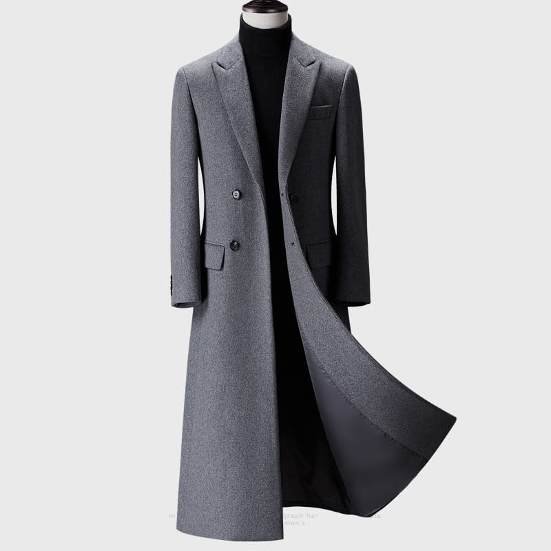 Men’s trench coat woolen cloth