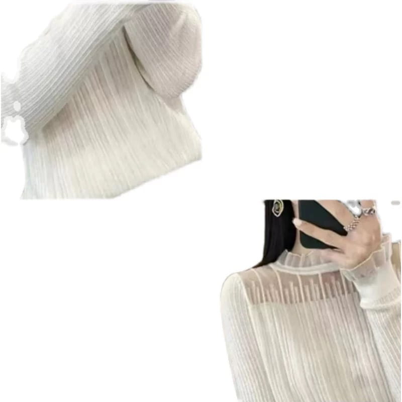French Chic Small Top Lace Bottoming Shirt For Women
