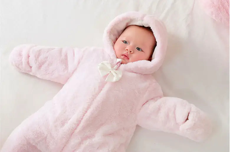 New Baby And Toddler Jumpsuit Thickened Children’s Coral Fleece