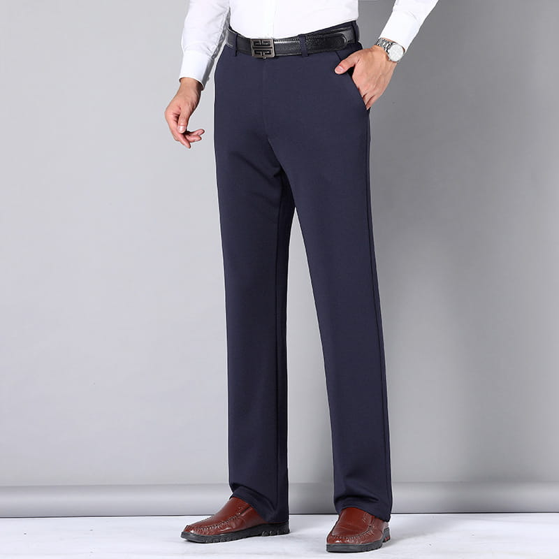 Loose Straight Men’s Business Casual Pants