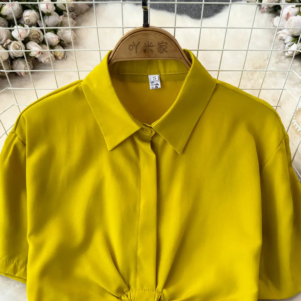Summer French Minority Design Blouse Shirt For Women