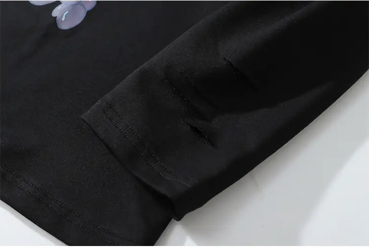 Loose two-dimensional cartoon long sleeves