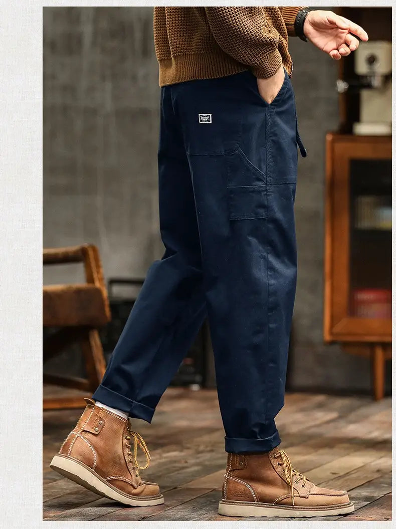 Trendy Men’s Clothing Retro Overalls Fashion Brand