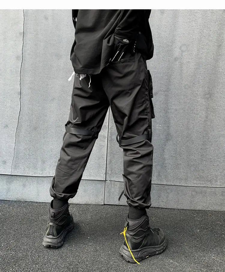 Men Fashion Loose Casual Overalls Youth