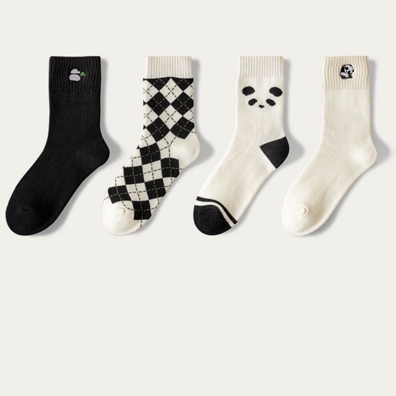 Cartoon Cute Cotton Tube Socks