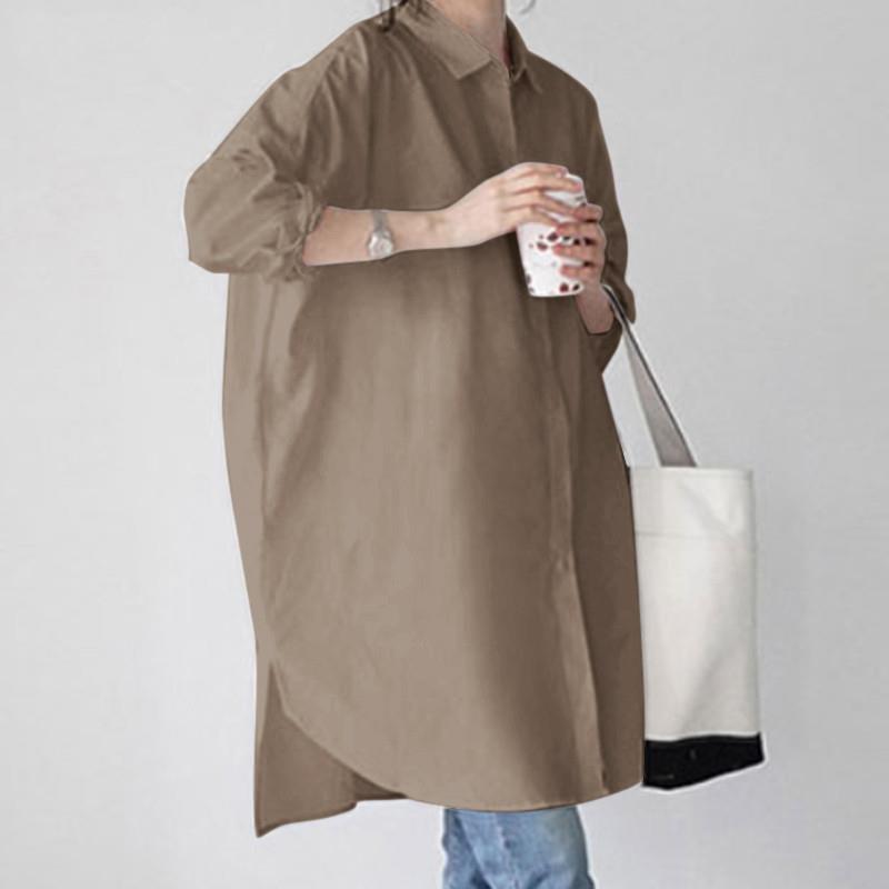 Women’s Long Sleeve Loose Casual Irregular Top