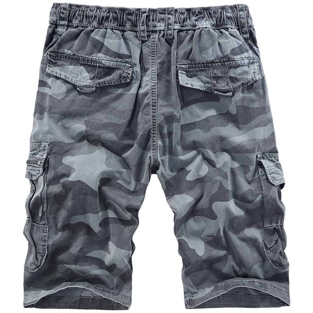 Men’s Fashion Loose Straight Casual Sports Shorts - Grey / 29