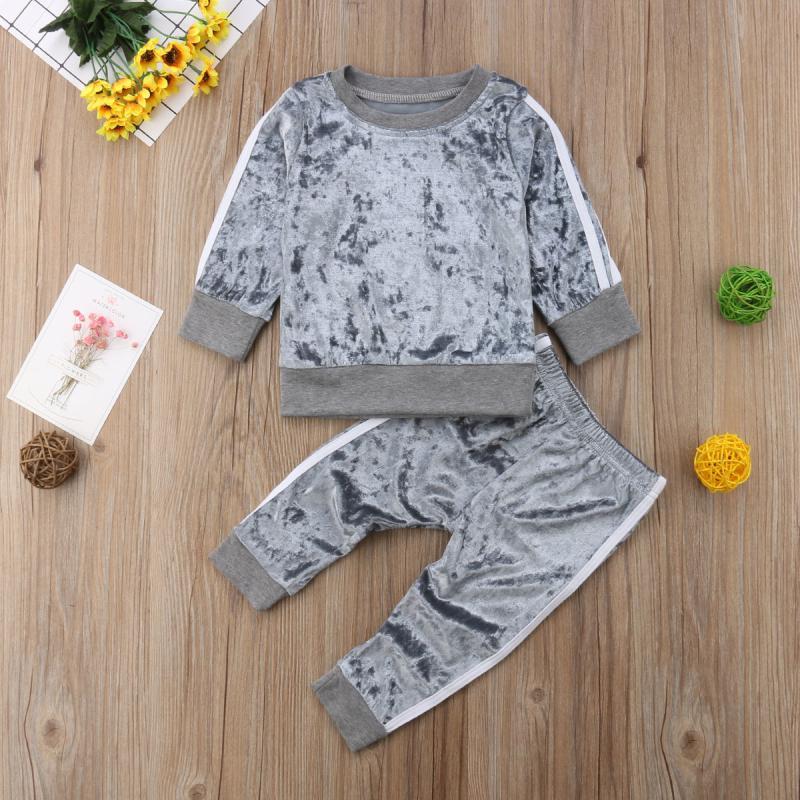 Candy-colored children’s clothing - Grey / 120cm
