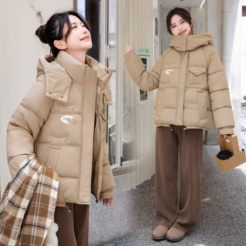 Women’s Candy-colored Cotton-padded Jacket