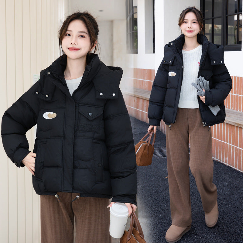 Women’s Candy-colored Cotton-padded Jacket