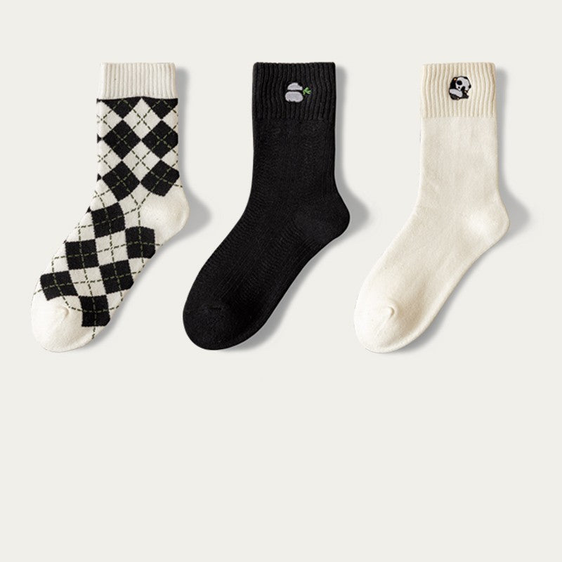 Cartoon Cute Cotton Tube Socks - Combination3 / 3pairs