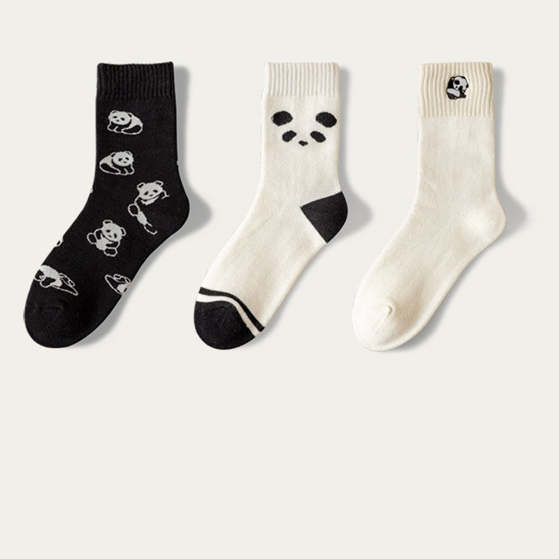Cartoon Cute Cotton Tube Socks - Combination5 / 3pairs