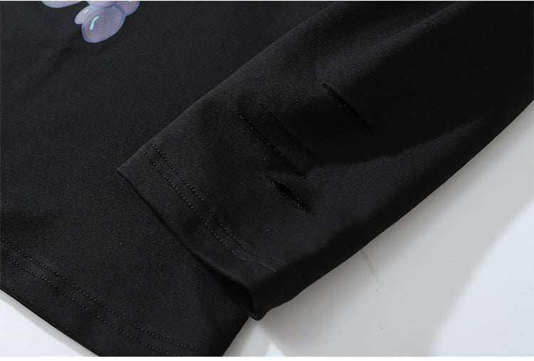 Loose two-dimensional cartoon long sleeves