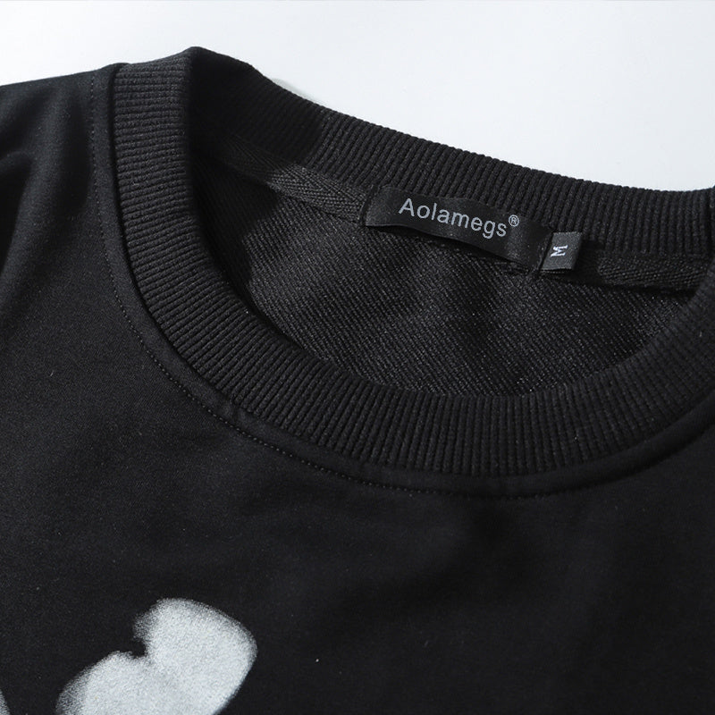 Loose two-dimensional cartoon long sleeves