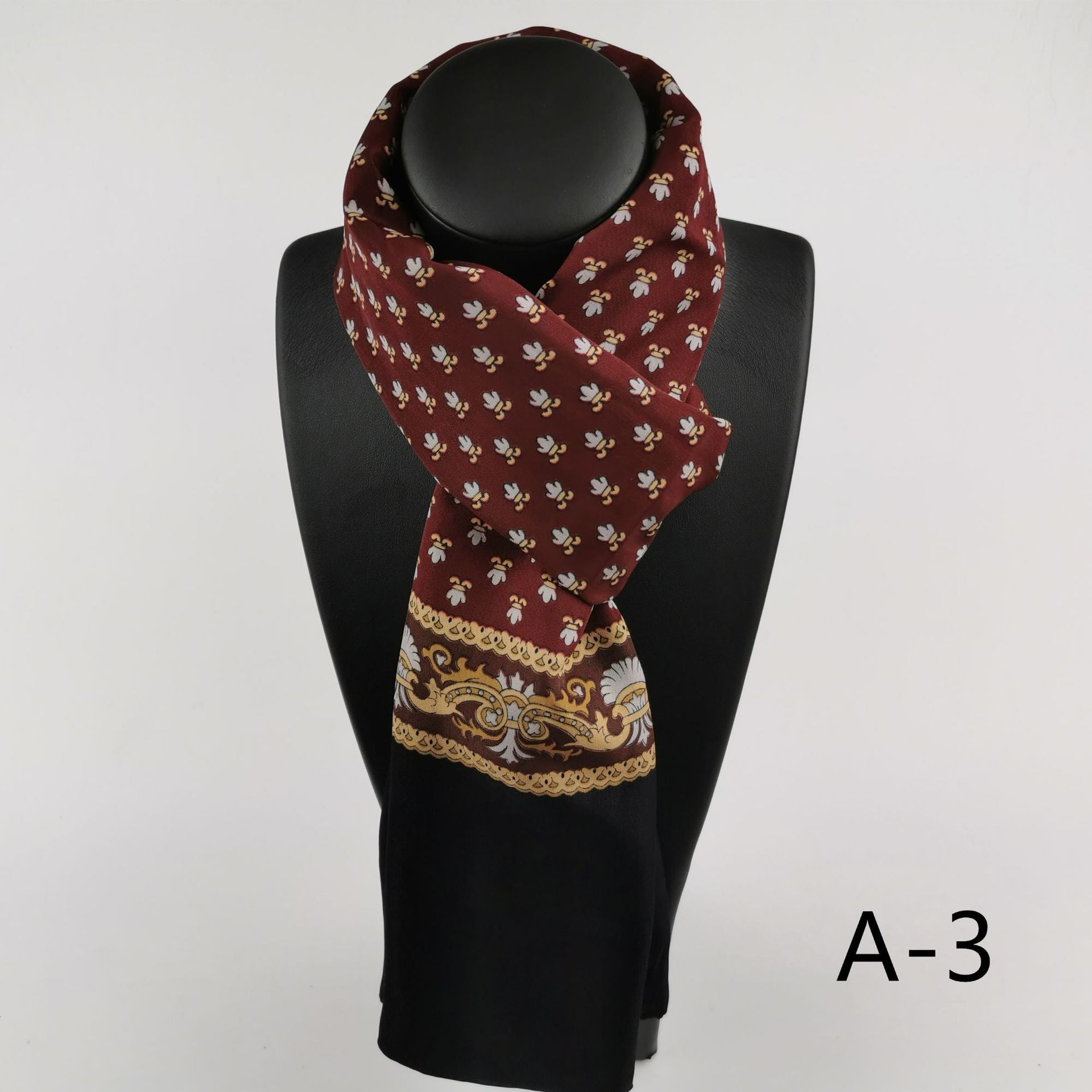 Men’s Double Layer Washed With Cashmere Scarf Warm