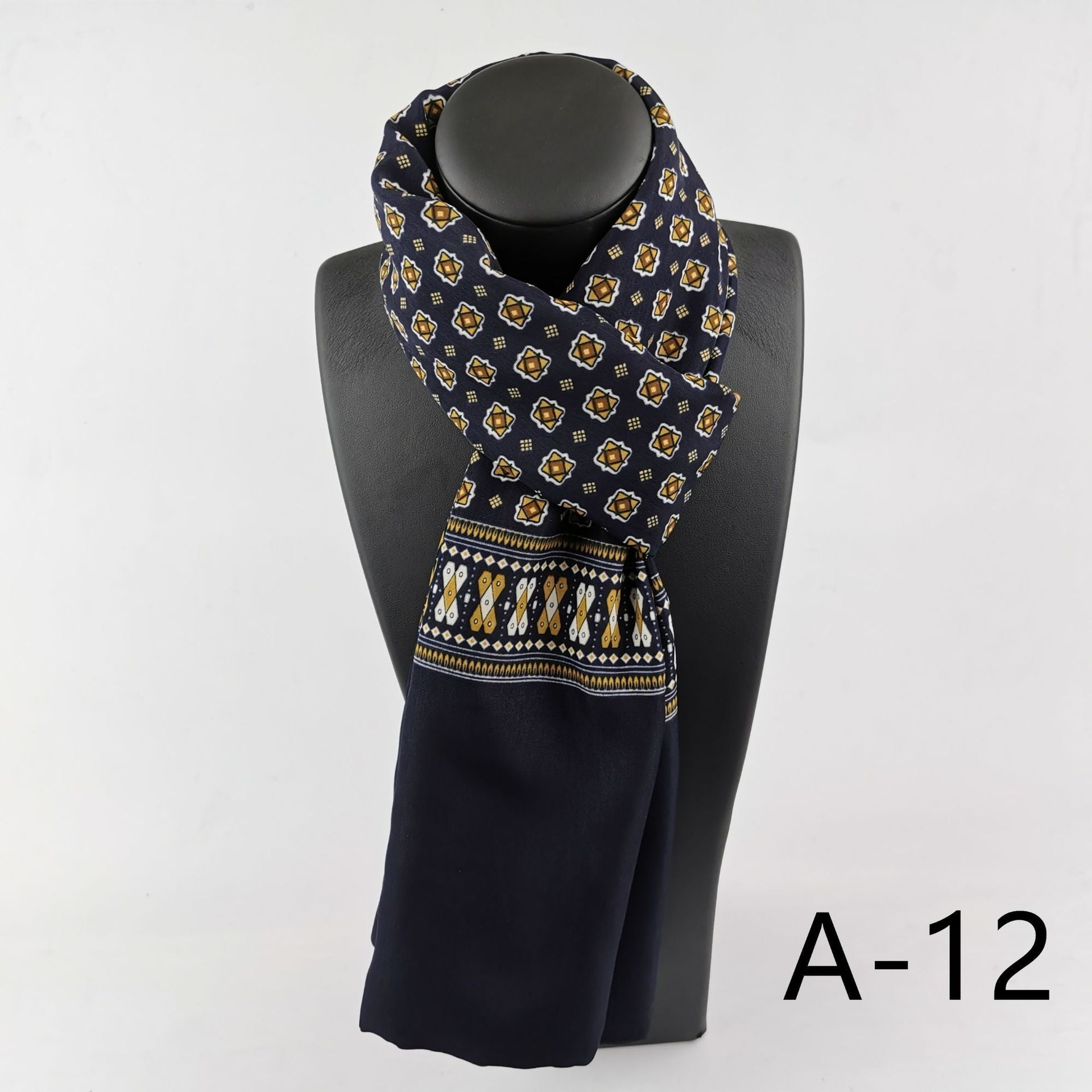 Men’s Double Layer Washed With Cashmere Scarf Warm - A 12 / 130
