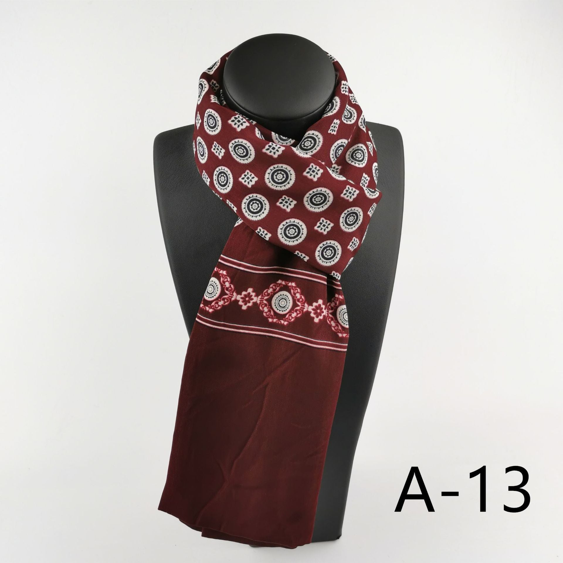 Men’s Double Layer Washed With Cashmere Scarf Warm - A 13 / 130