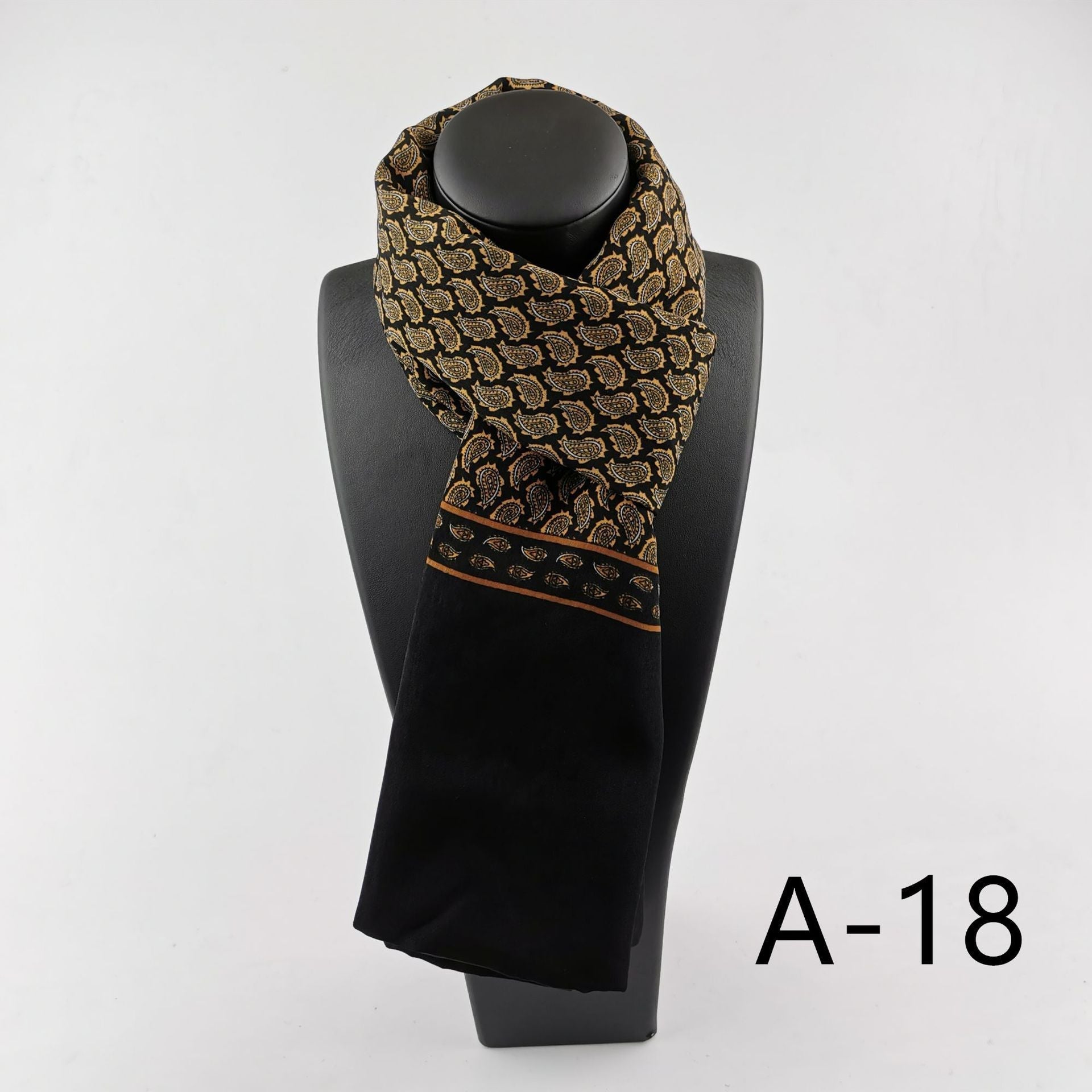 Men’s Double Layer Washed With Cashmere Scarf Warm - A 18 / 130