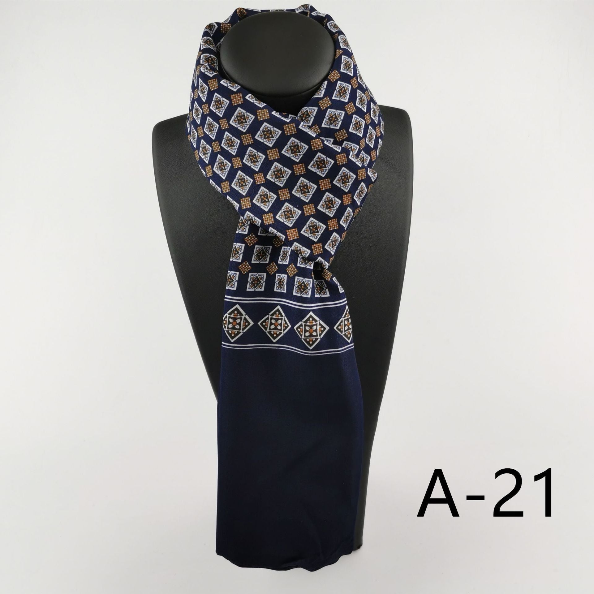 Men’s Double Layer Washed With Cashmere Scarf Warm - A 21 / 130