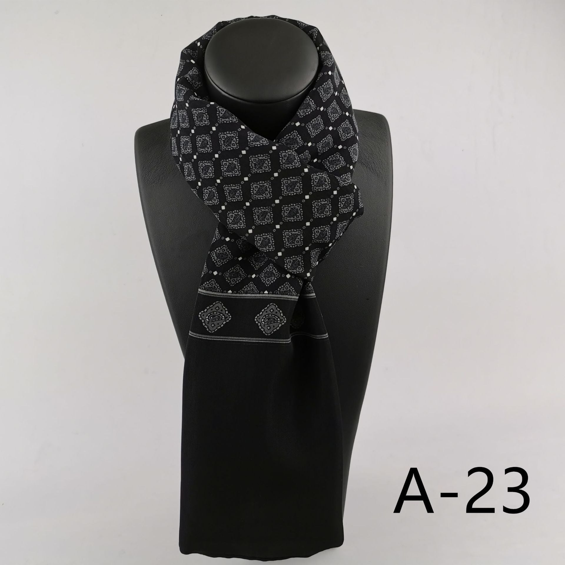 Men’s Double Layer Washed With Cashmere Scarf Warm - A 23 / 130