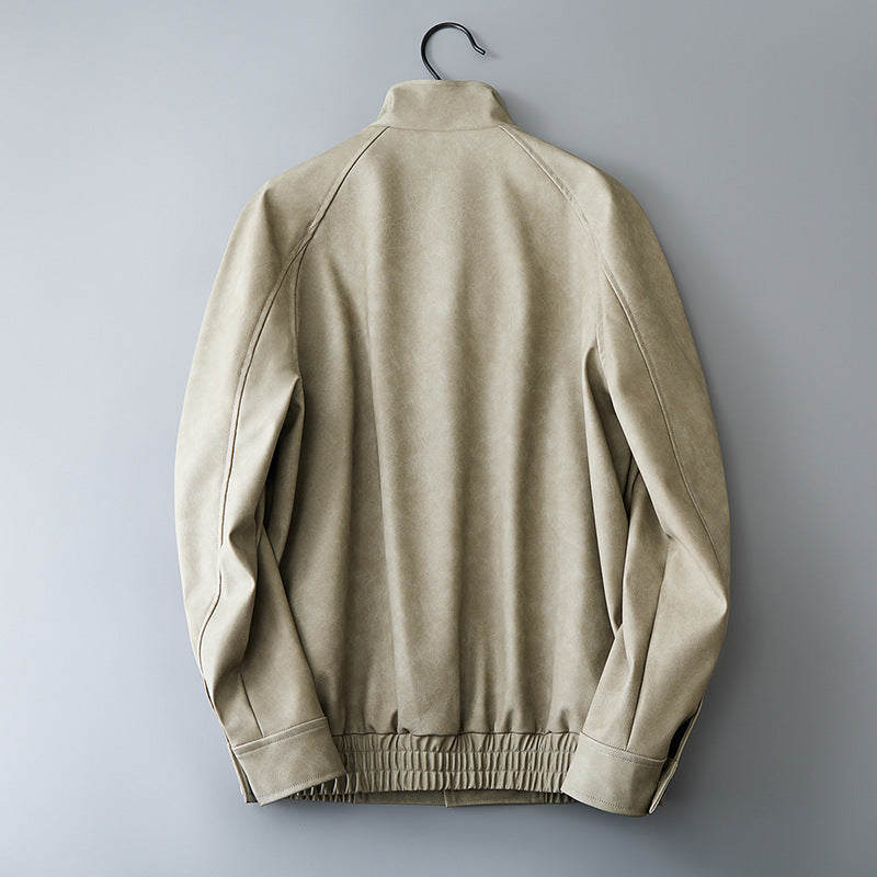 Casual Korean Retro Two-tone Men’s Coat
