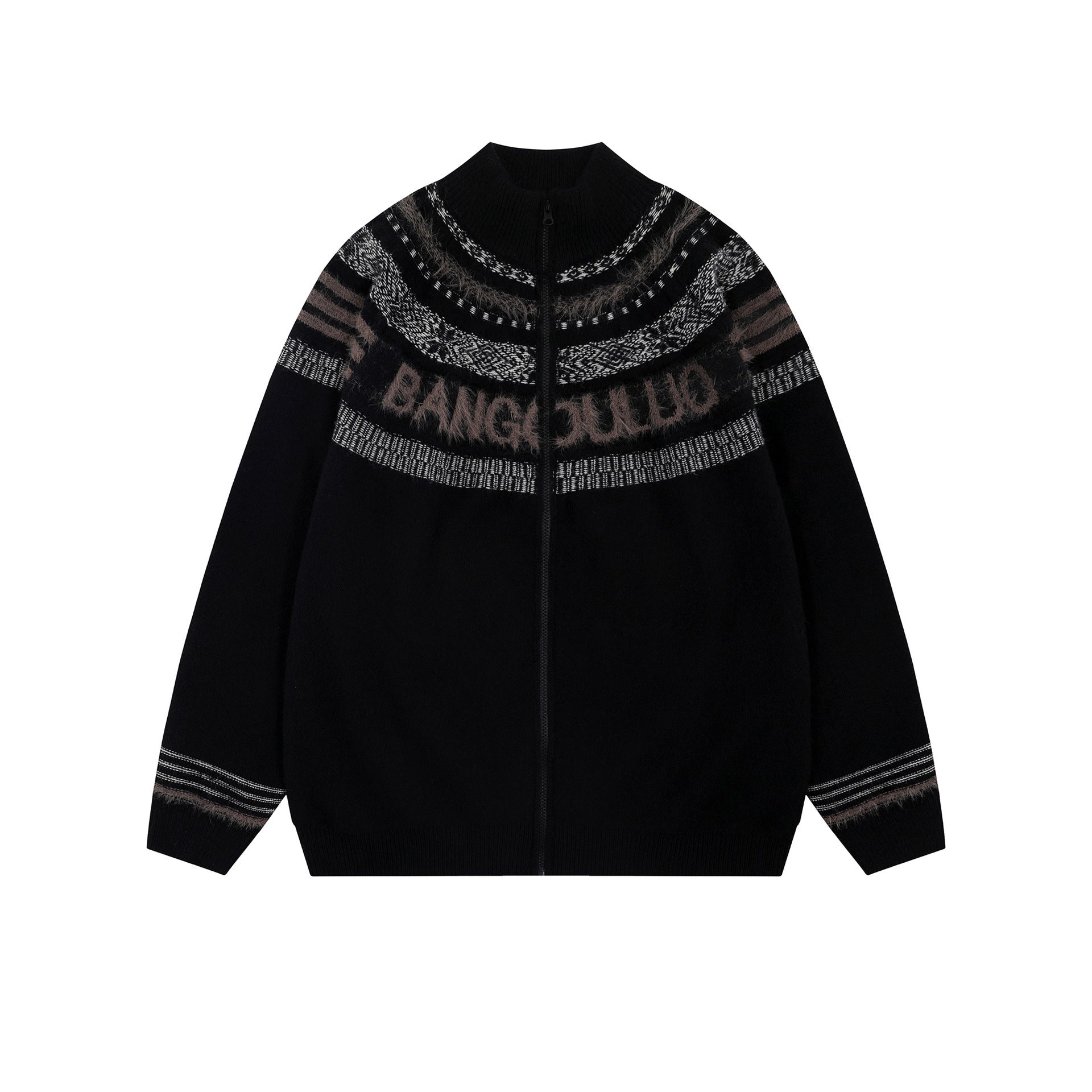Casual Lazy Knitwear Coat Men’s Fashion - Black / S