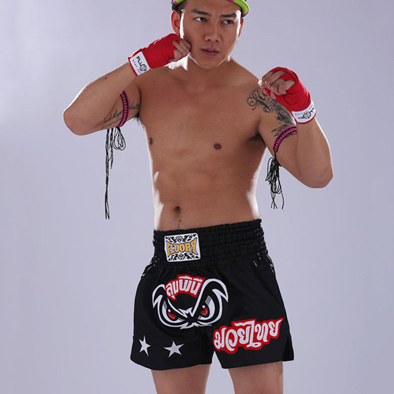 Muay Thai Shorts Sanda Clothing Men’s Free Fight