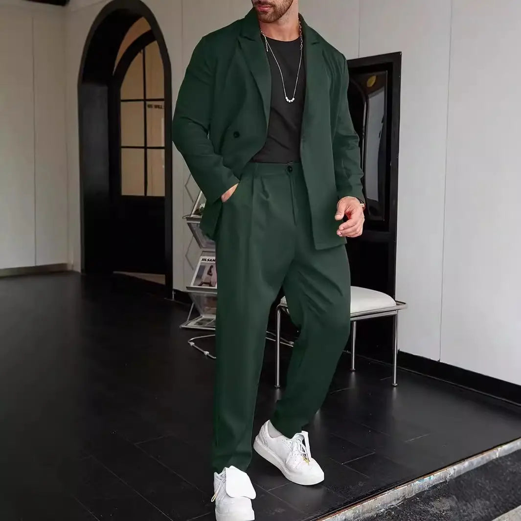 Spring And Autumn Personality Trend Loose Men’s Suit