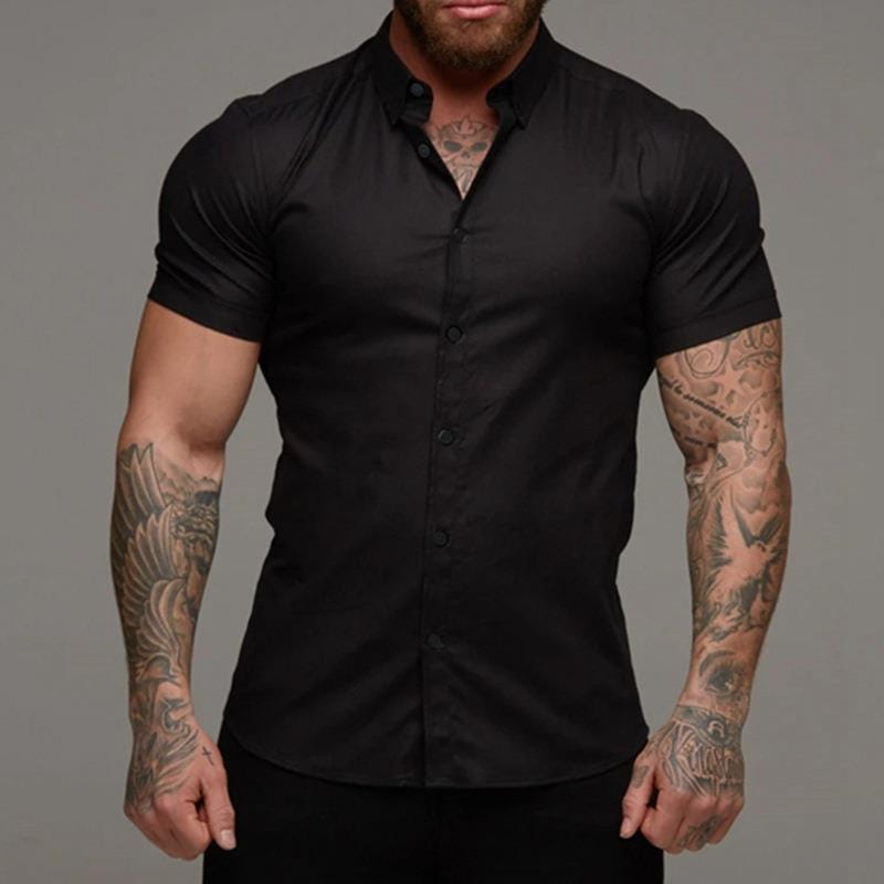 Muscle Men’s Fitness Shirt Short Sleeve
