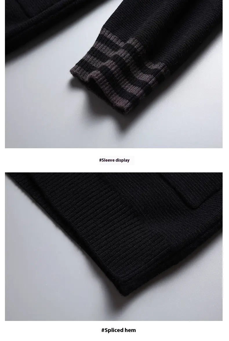Long Sleeve Sweater Men’s Knitwear Korean Style
