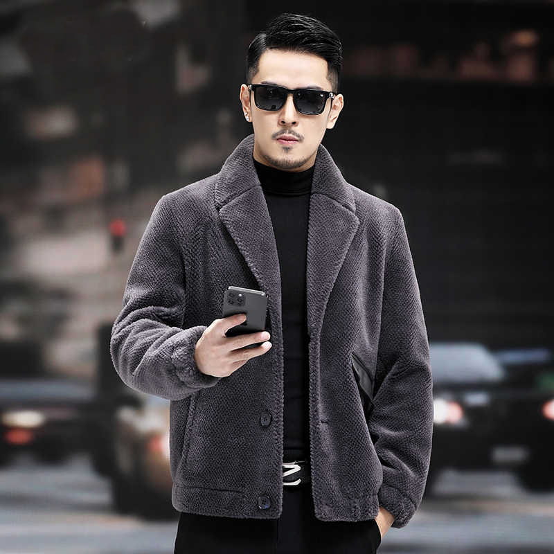Men’s Fur Short Sheepskin Coat