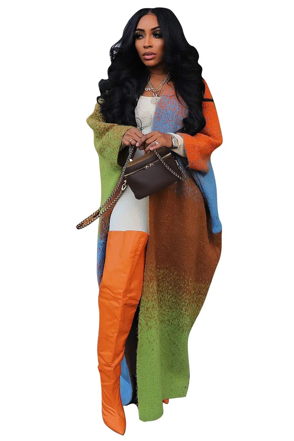Casual Loose Knitted Long Women’s Coat