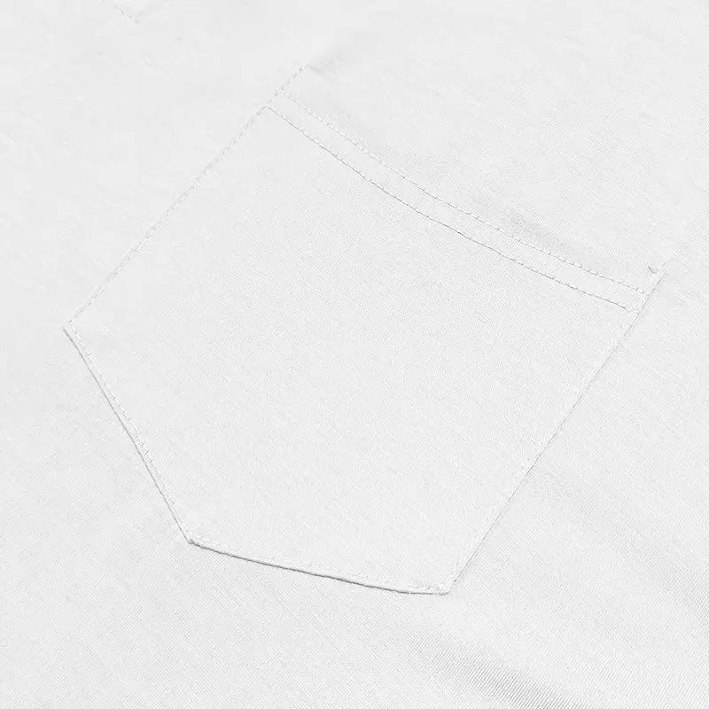 Men’s Spring And Autumn Henley Shirt Long Sleeve
